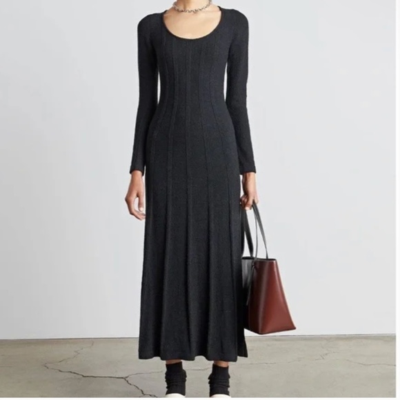 NWT Who What Wear Evelyne Seamed Midi Dress - Picture 1 of 3